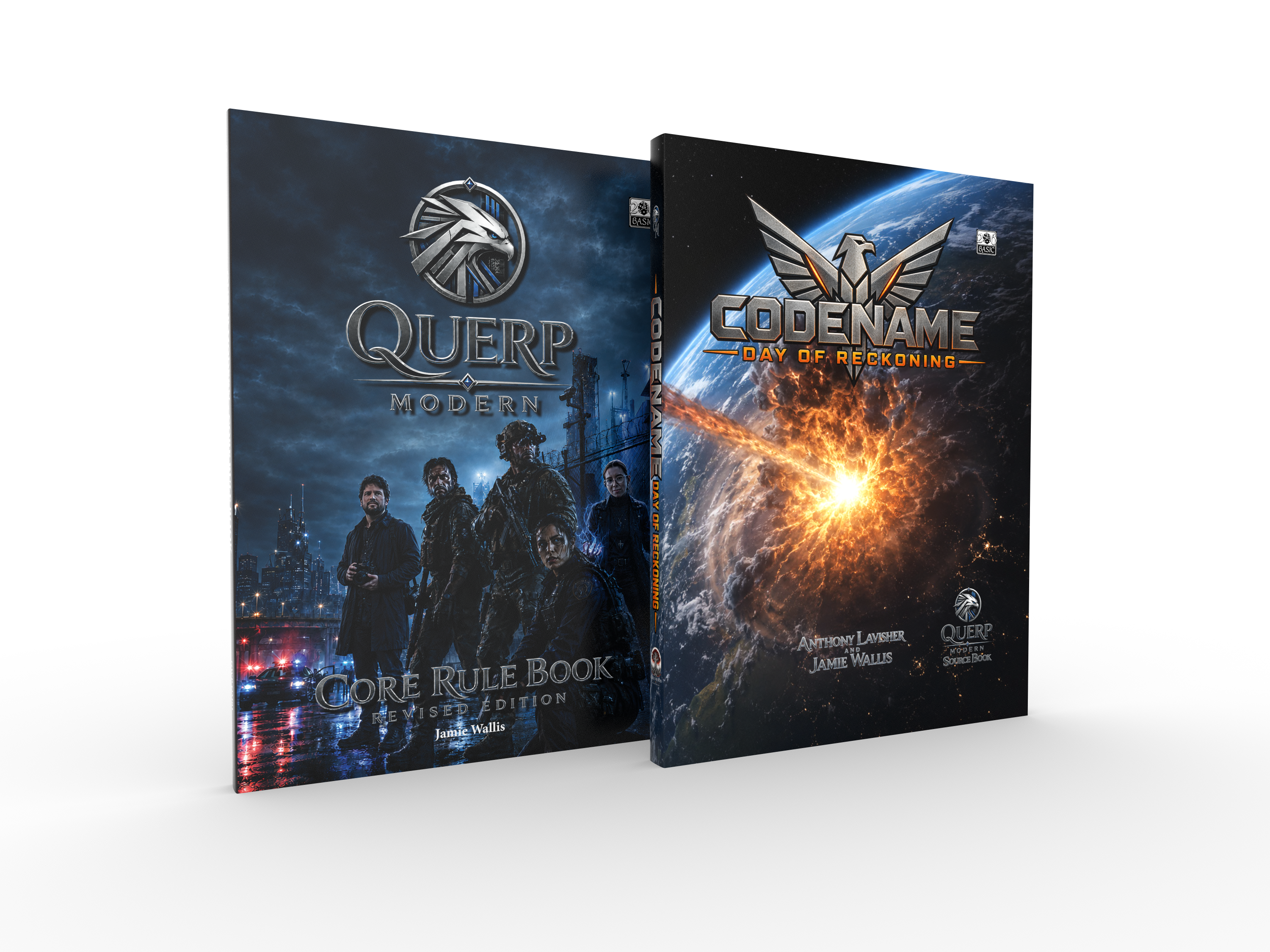 QUERP Modern Core Rule Book and CoN.D.O.R. book range